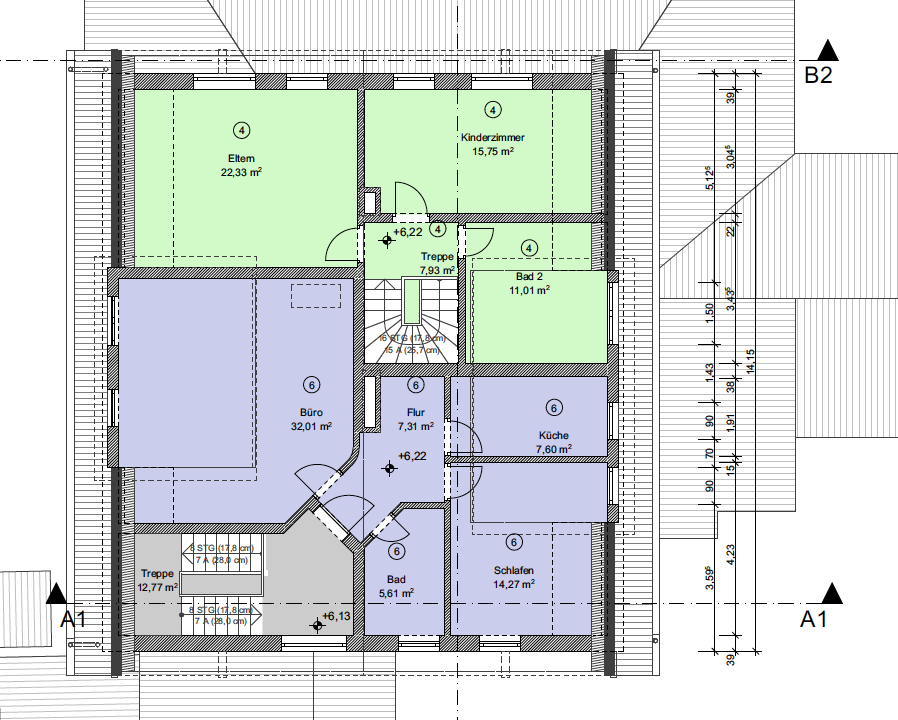 Grundriss 2. Obergeschoss