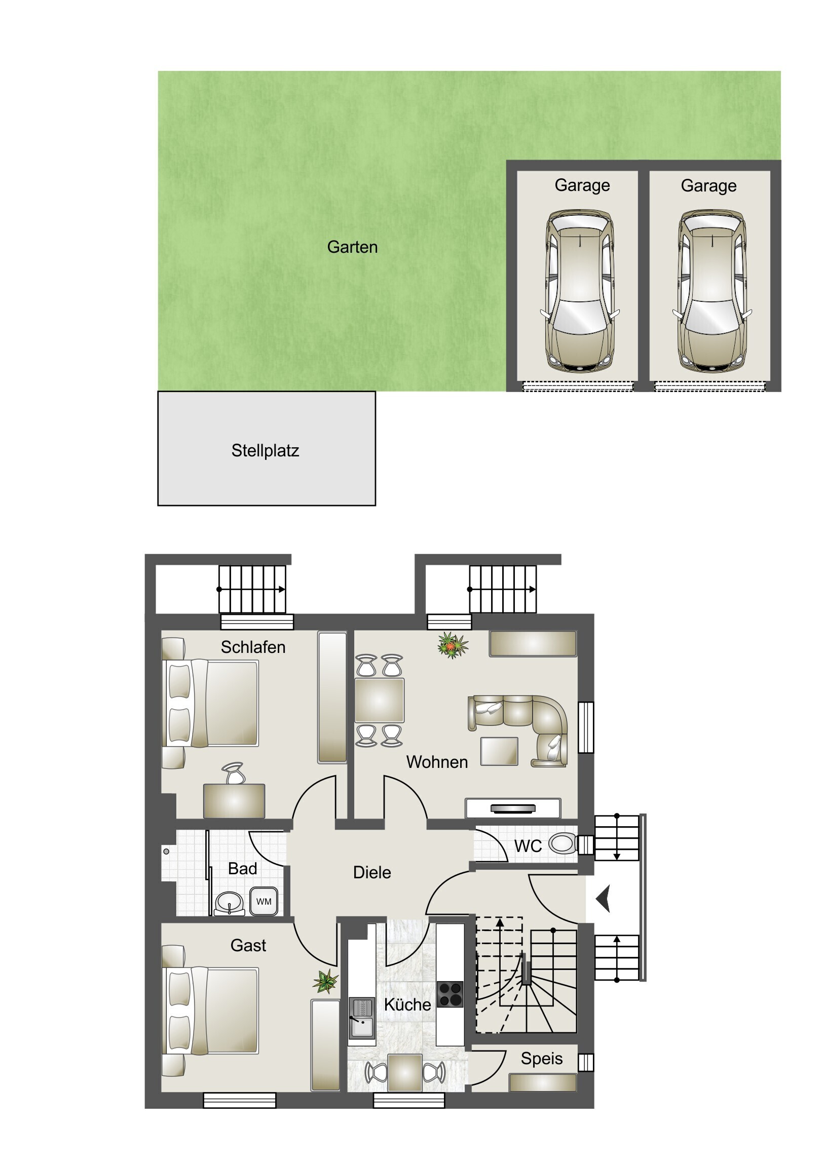 Grundriss Erdgeschoss