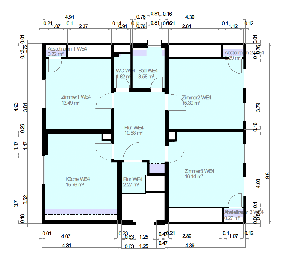 Grundriss: Dachgeschoss 1
