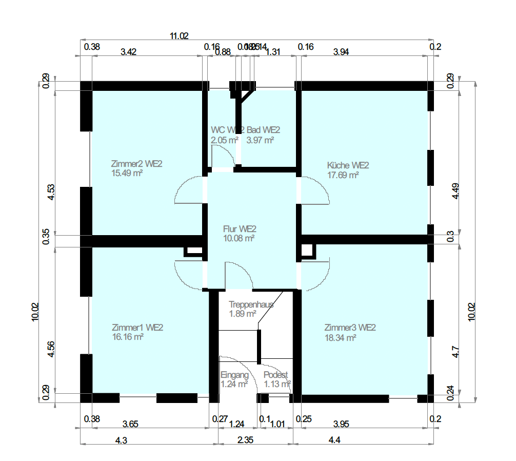 Grundriss: Erdgeschoss