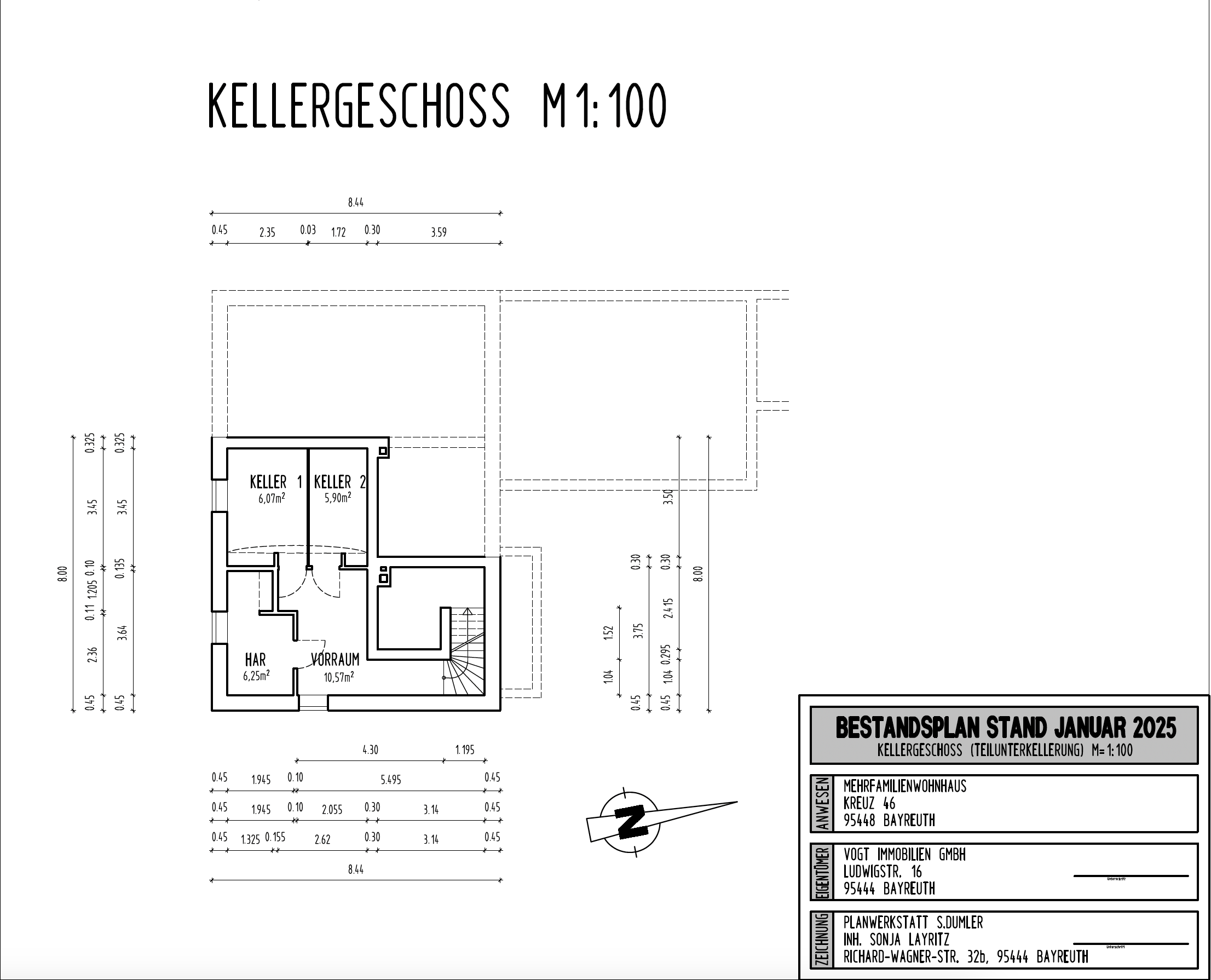 Grundriss Kellergeschoss