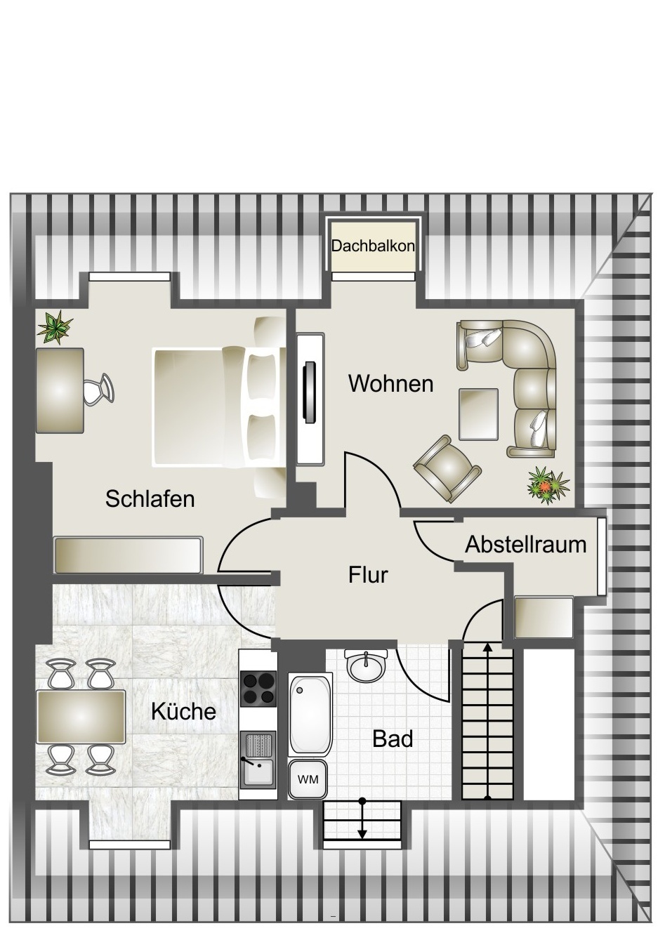 Grundriss Dachgeschoss