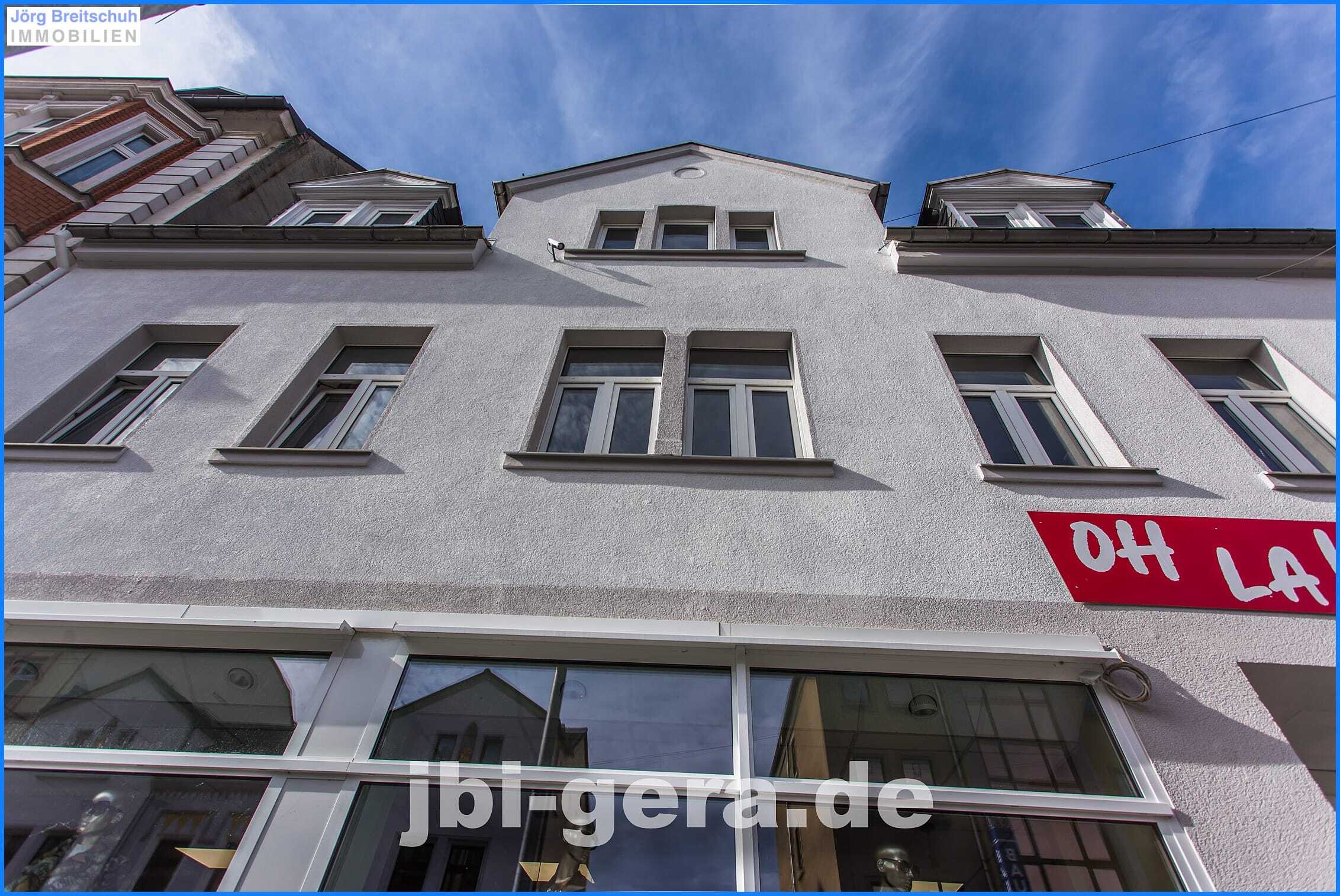 Ansicht Modeladen Fassade