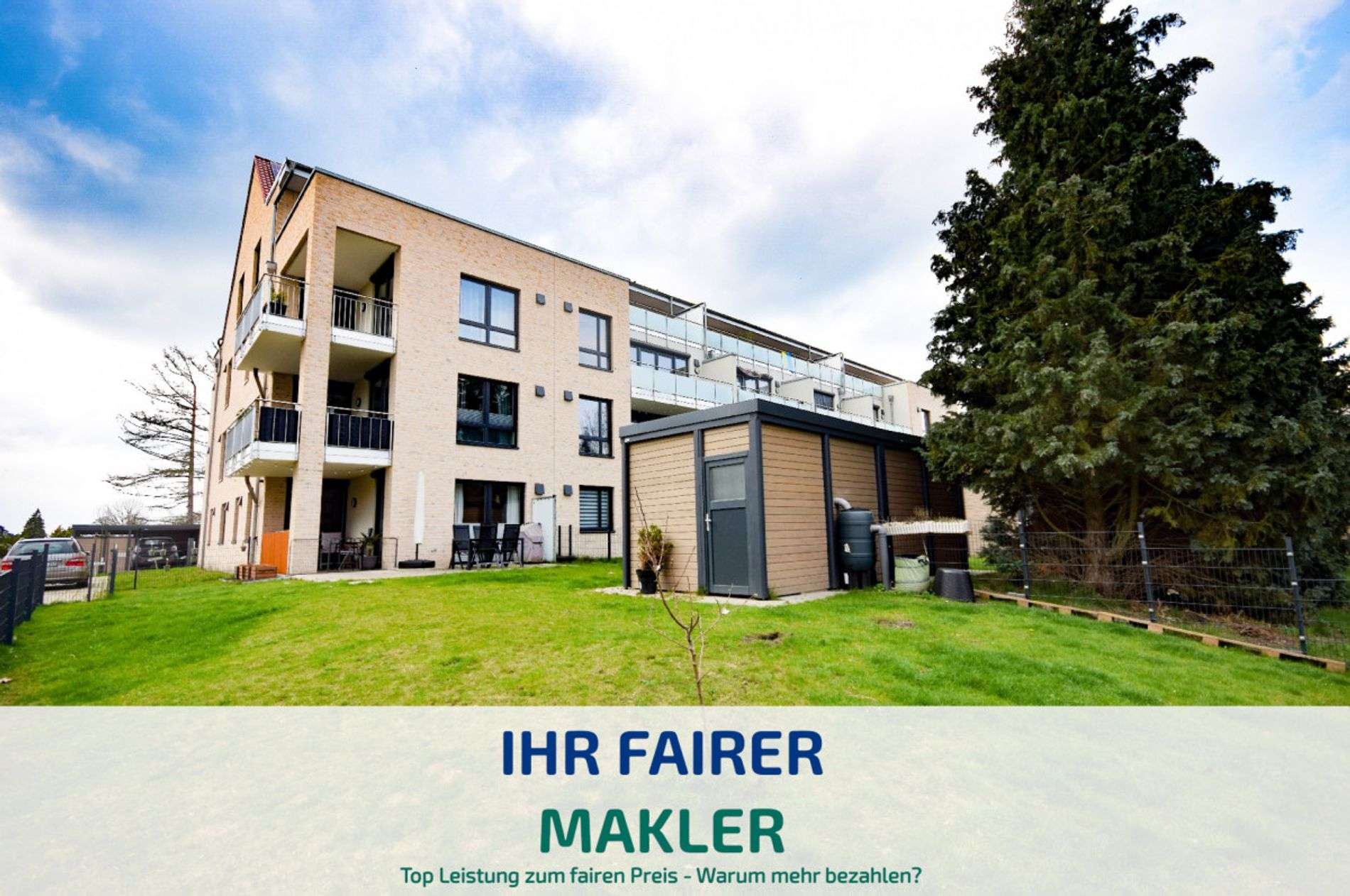 Am Naturschutzgebiet – 4-Zimmer Erdgeschosswohnung mit Terrasse und Privatgarten