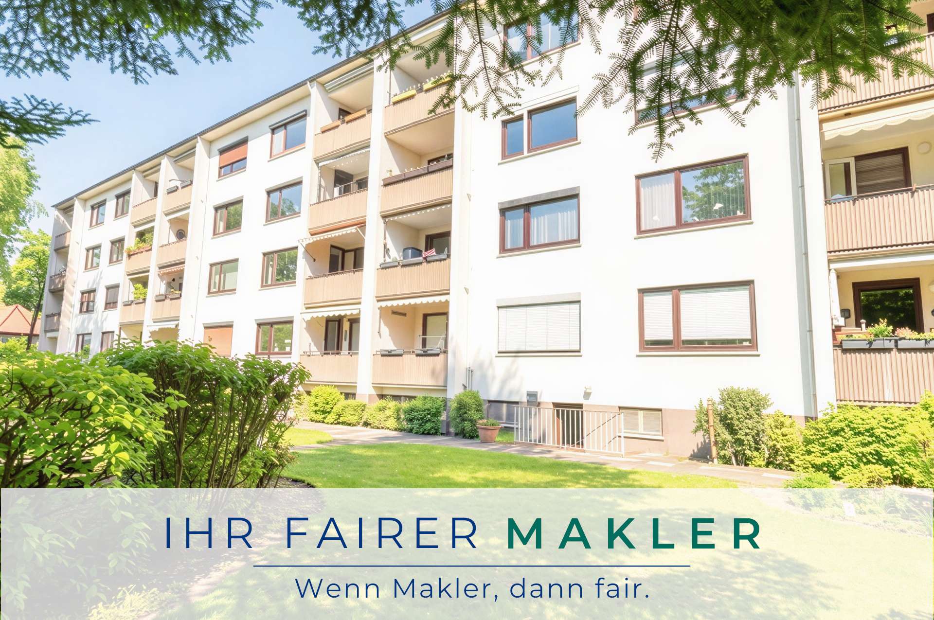 Gepflegte 3-Zimmer Wohnung mit Balkon und tollem Ausblick in guter Lage in der Einsteinstraße