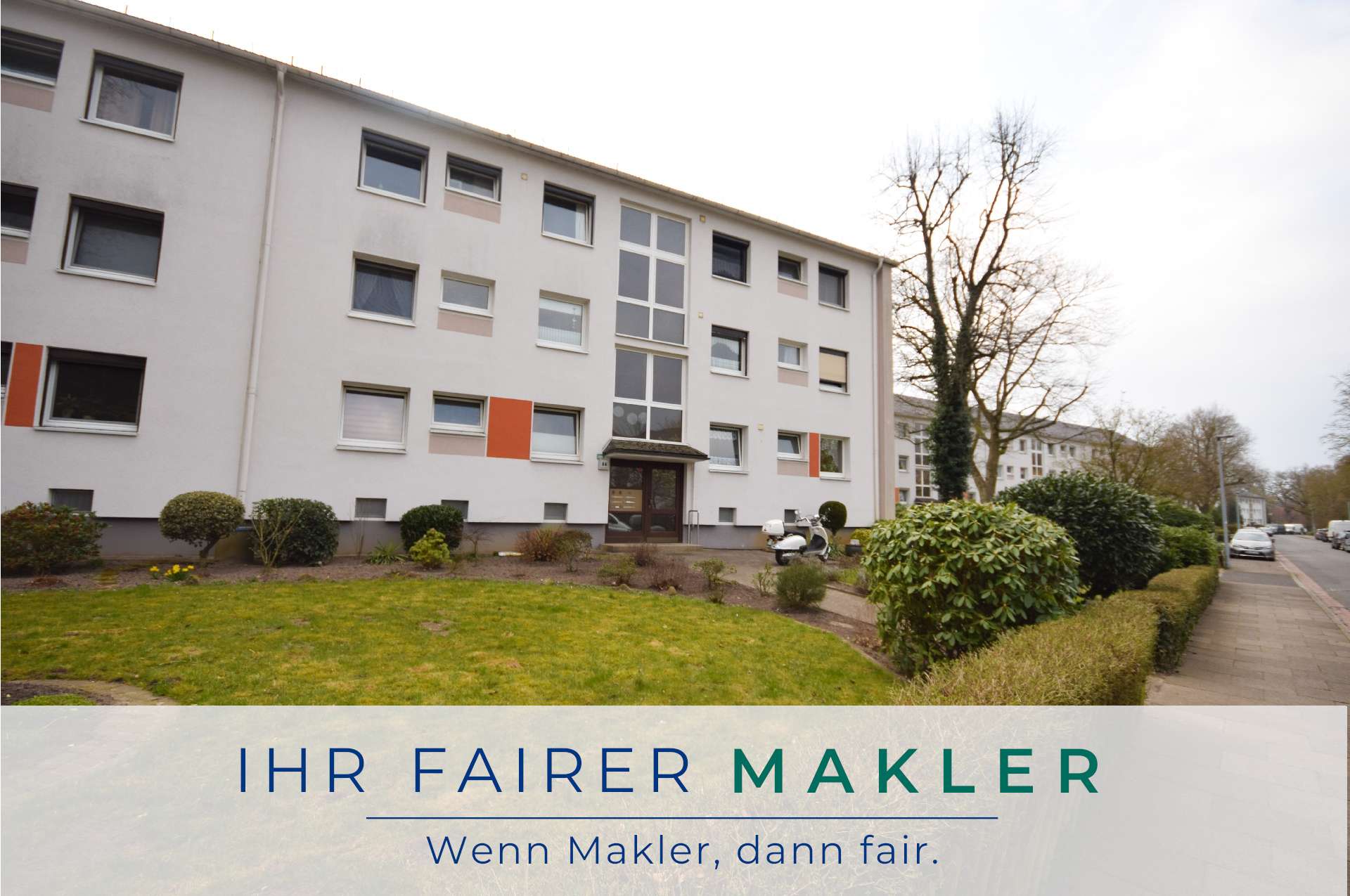 ** Sanierte 2,5 Zimmer mit Fernwärme – Dämmung – Garage und Stellplatz in Bremen-Huchting **