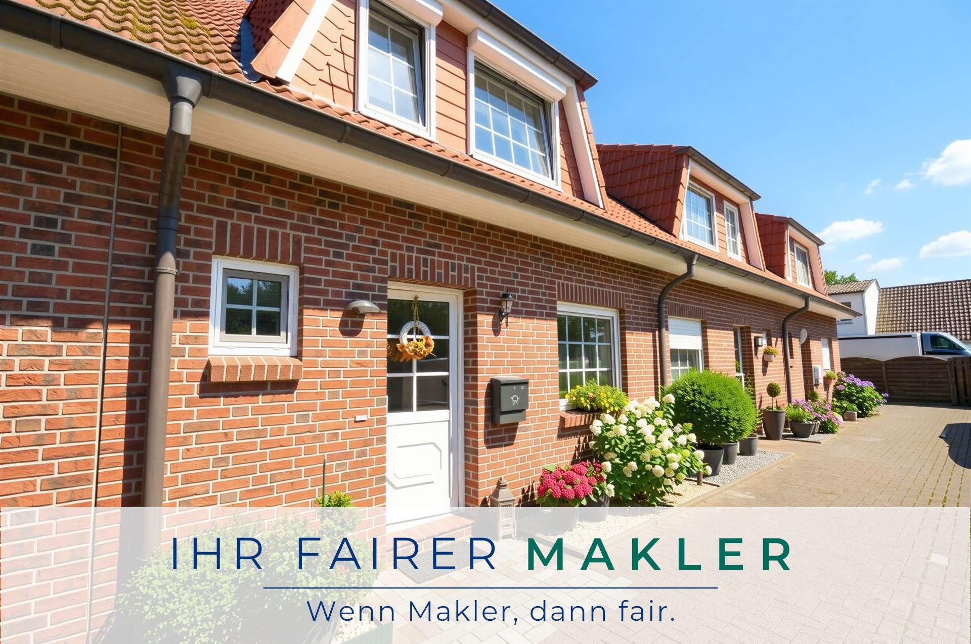 Top-gepflegte Reihenmittelhaus in Landhauszeile mit Carport in Delmenhorst