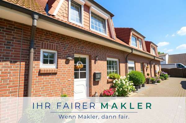 Top-gepflegte Reihenmittelhaus in Landhauszeile mit Carport in Delmenhorst