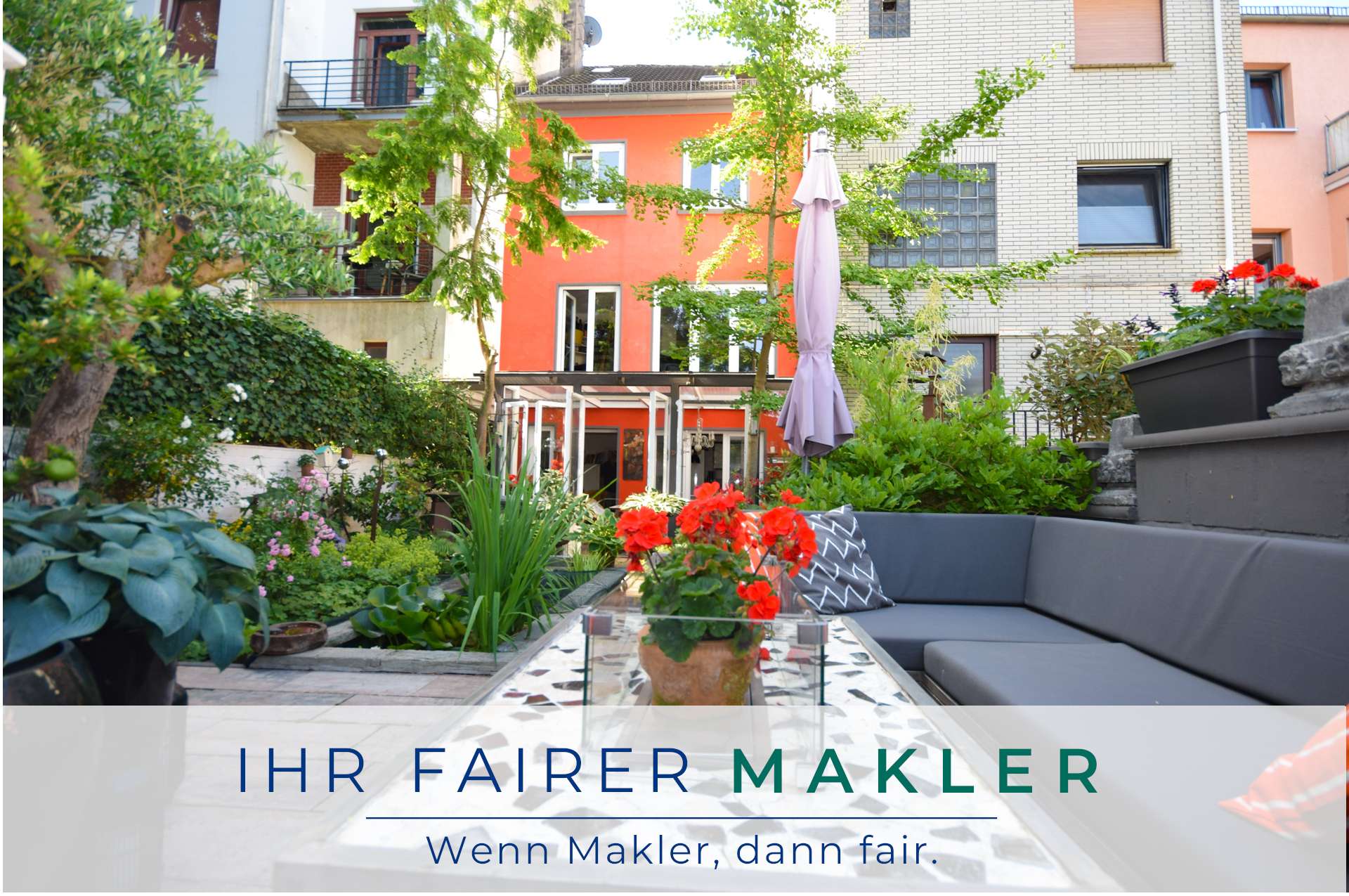 **Neuer Preis**Charmantes Stadthaus mit grüner Oase in bester Lage am Hastedter Osterdeich