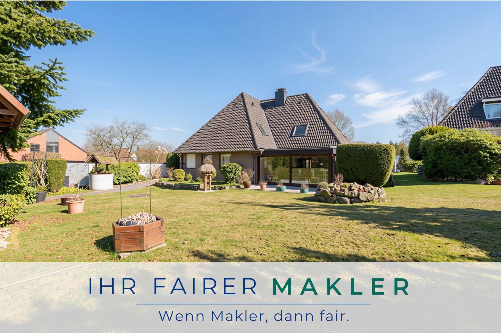 Charmantes Einfamilienhaus mit Wintergarten und Garage in Bremen-Burgdamm