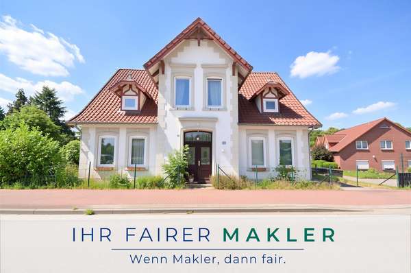 Zwei Grundstücke mit Altbestand (150m²) in infrastrukturell gute Lage in Syke