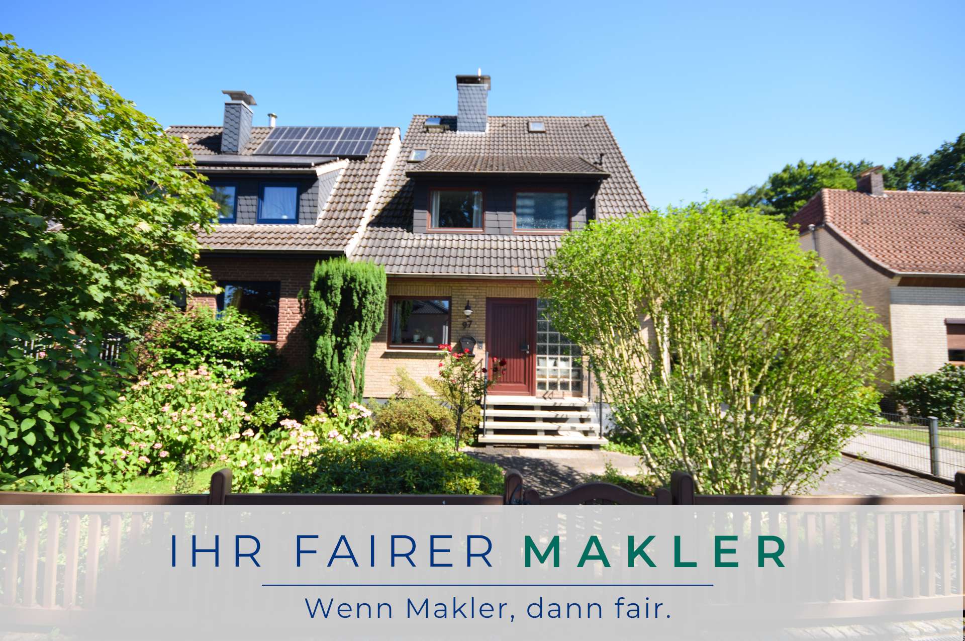 **Preissenkung** Großzügige Doppelhaushälfte mit Garage in Burg-Grambke