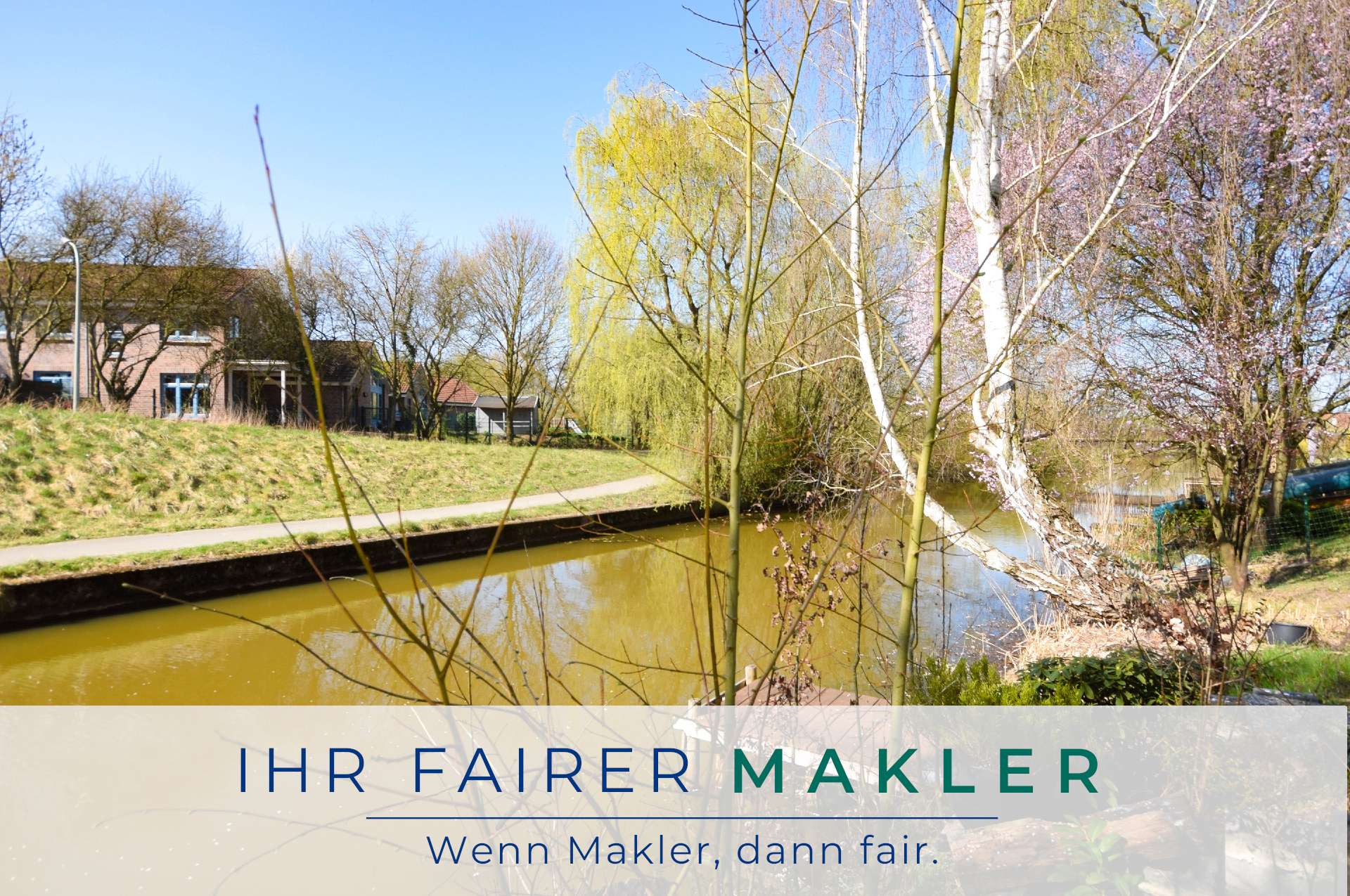 Gepflegtes Reihenmittelhaus auf traumhaften Wassergrundstück in Hamburg-Bergedorf
