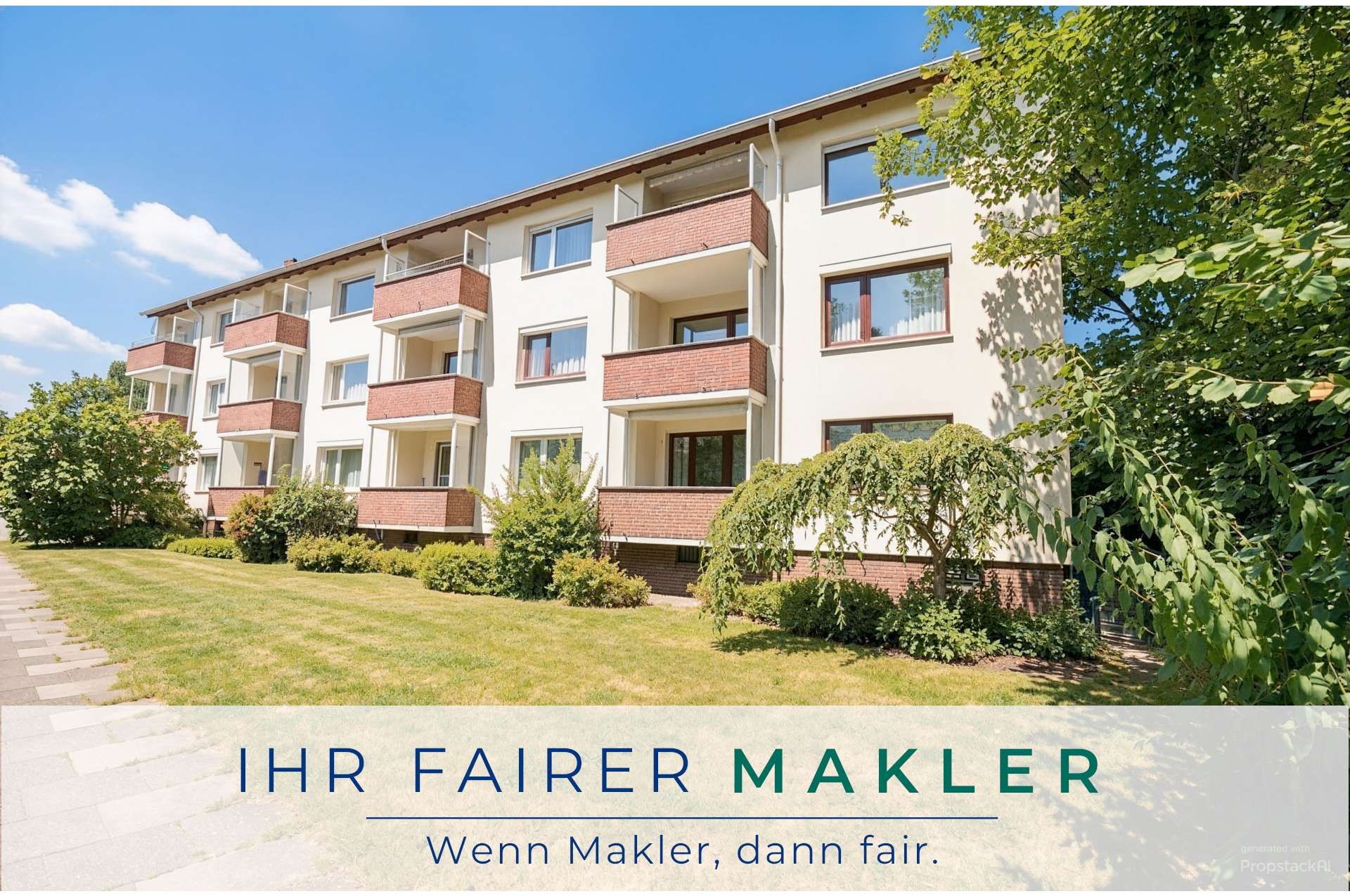 Freundliche und helle 2-Zimmer Wohnung in der Gartenstadt-Süd mit Balkon