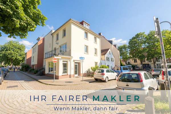Ohne Mieter  – 2 Wohnungen + Gewerbe in bester Lage im Bremer Viertel zu verkaufen