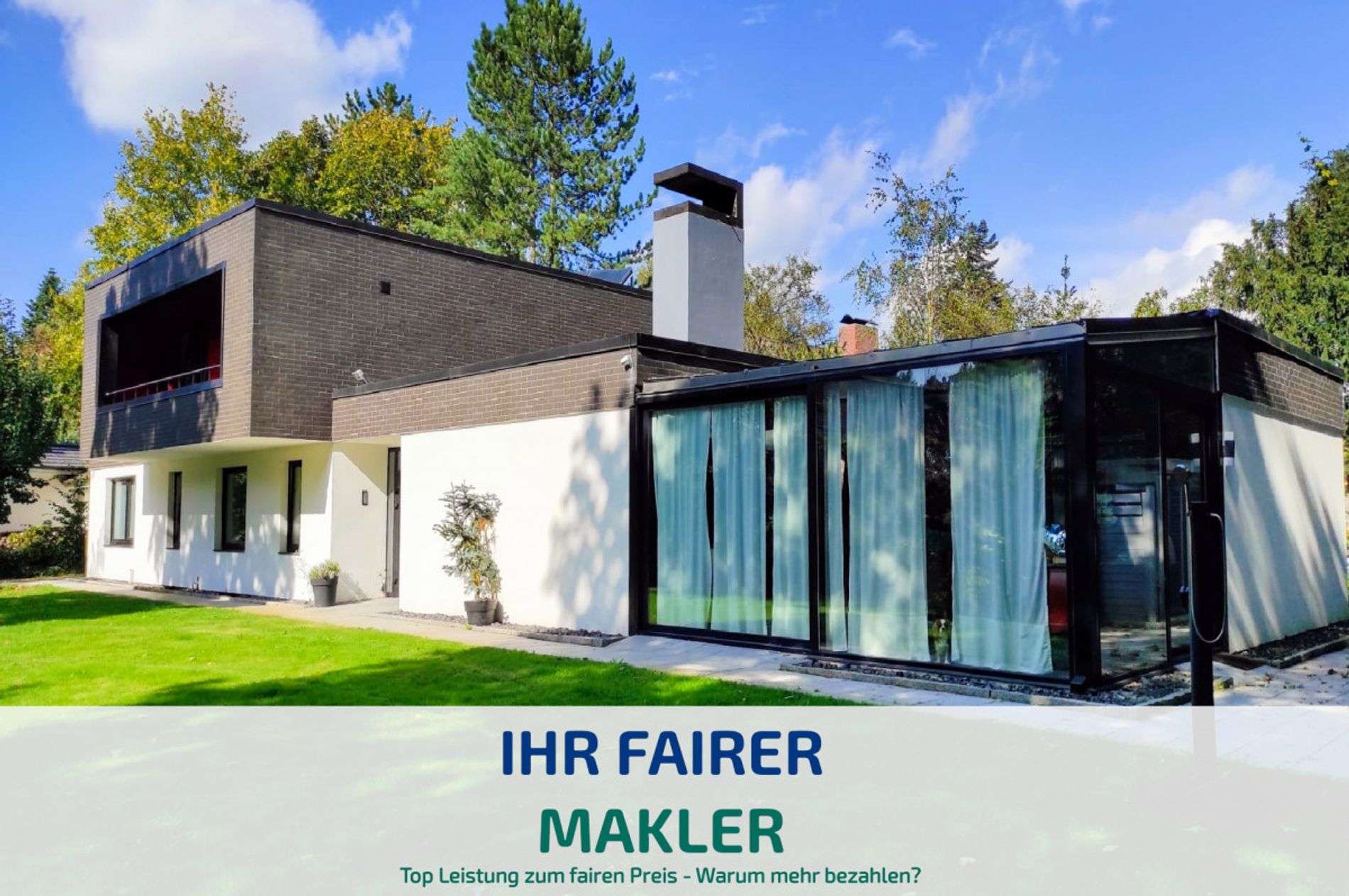 Traumhafte Architektenvilla – zeitgenössische Wohnkultur auf ruhigem Grundstück – saniert 2013