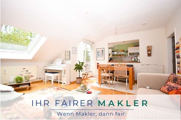 Charmante 3-Zimmer Dachgeschosswohnung in bester Lage – Bremen Hulsberg