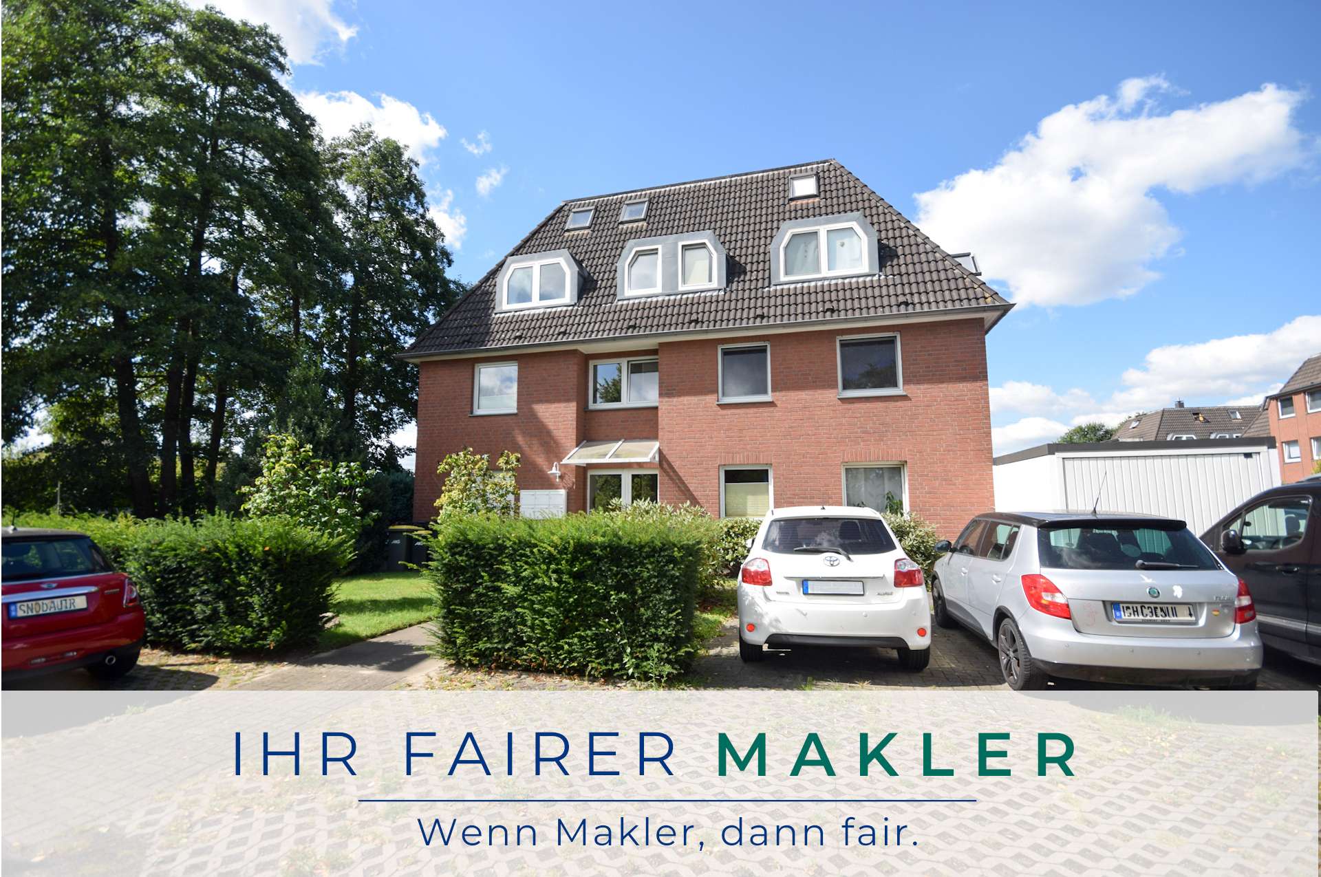 Saniert 2012 – Charmante 2-Zimmer Wohnung mit Garage und Abstellraum in Stuhr-Varrel