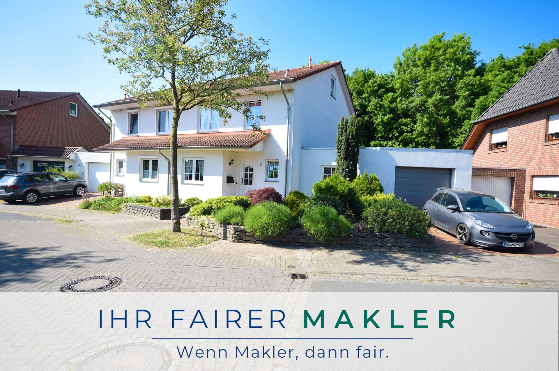 Schönes Doppelhaus auf tollem Grundstück an der Grenze zu Bremen-Habenhausen