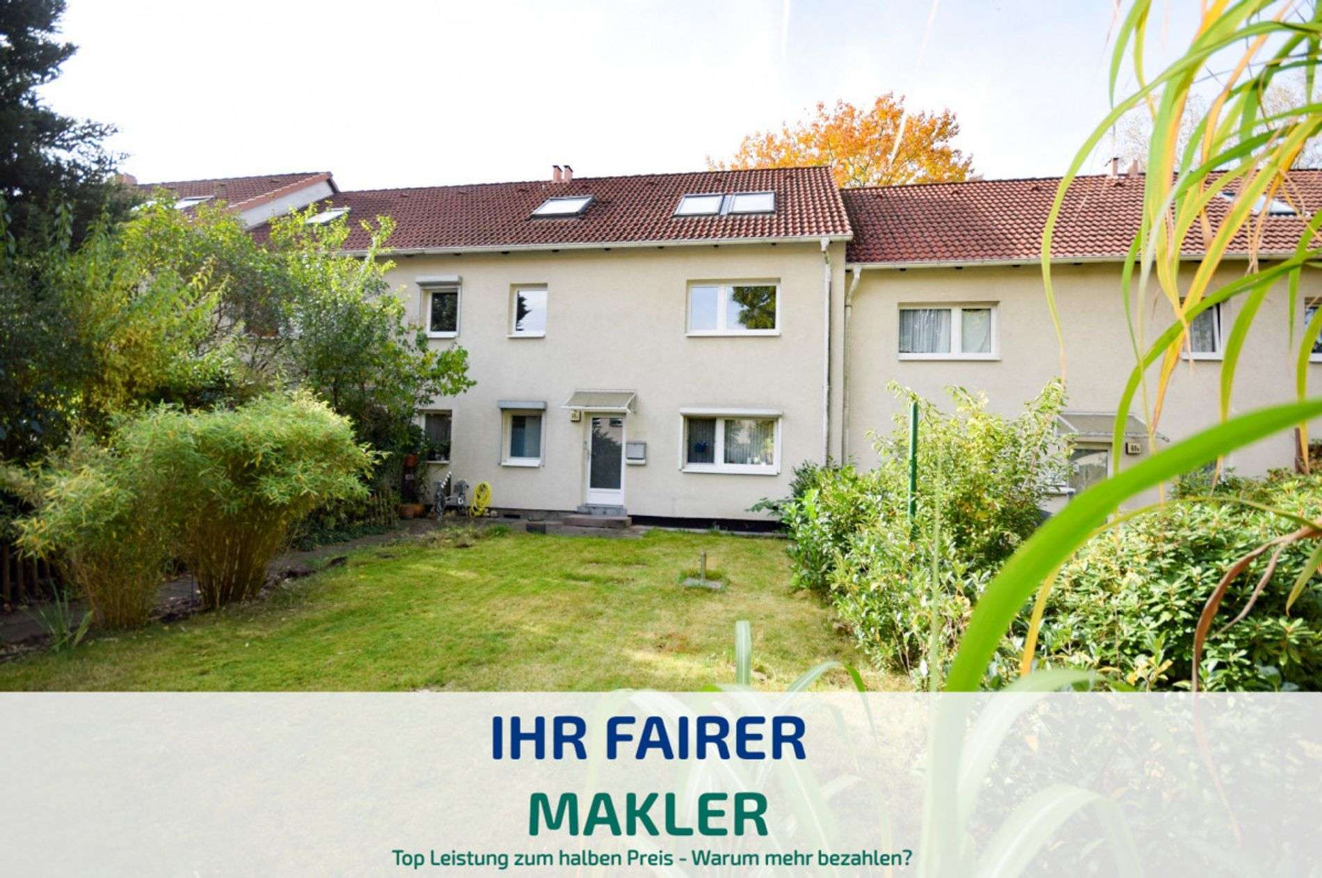 Gemütliches 2/3 Haus mit Garten & Garage in Hamburg-Sülldorf und Fernwärme!