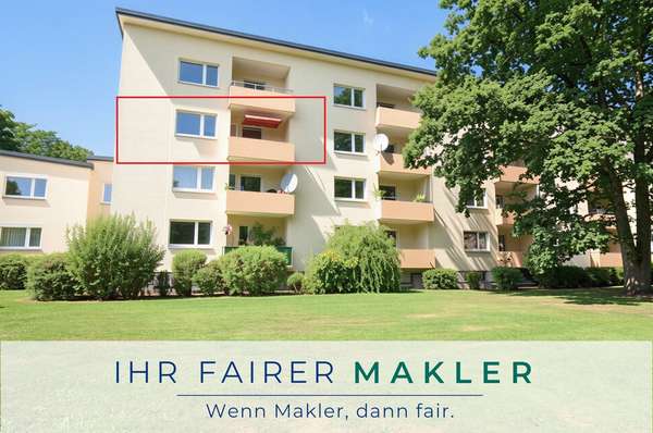**Fernwärme ** Top gepflegte 3-Zimmer Wohnung in bester Lage in der Gartenstadt-Süd