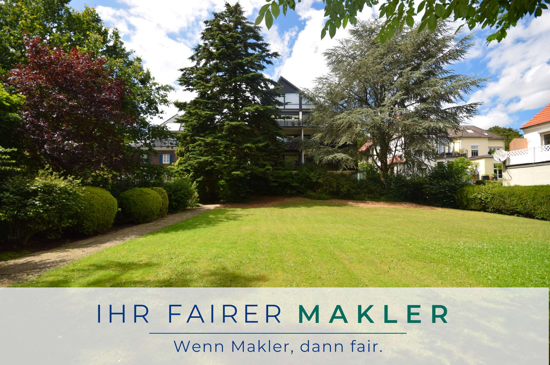 Parkallee – Rückwärtige 3-Zimmer Wohnung mit großem Balkon und Stellplatz