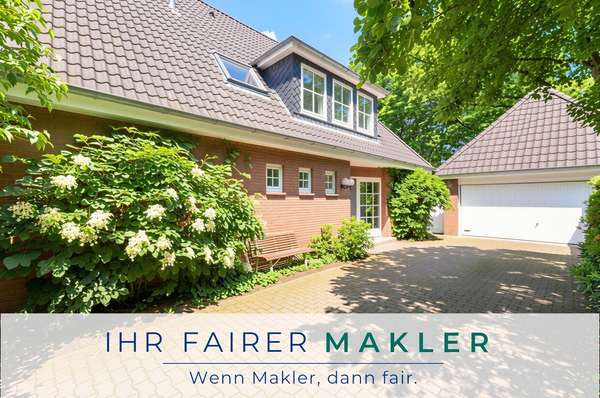 Großes Einfamilienhaus / Zweifamilienhaus mit 236m² Wohnfläche am Naturschutzgebiet im Bremen
