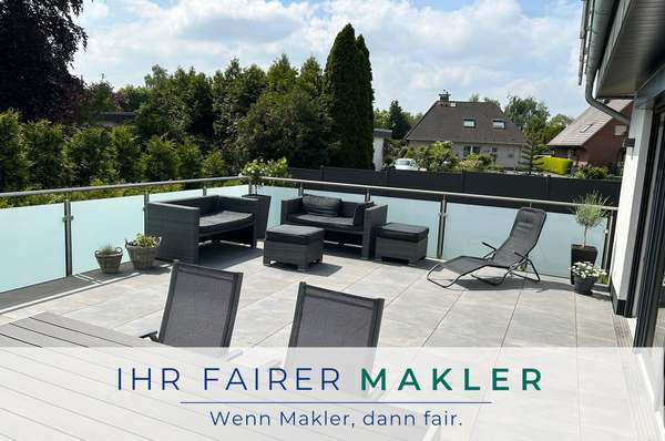 Energie A+! Moderne 2-Zimmer Wohnung mit  ca. 30m² Terrasse in sehr guter Lage von Erichshof
