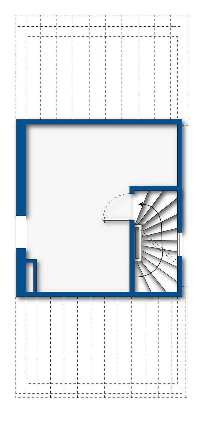 Grundrissskizze Dachgeschoss