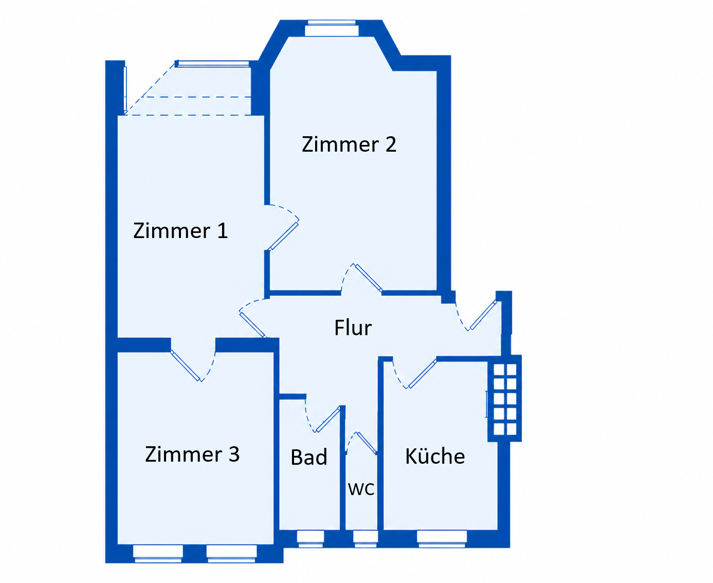 Grundrissskizze GE 1