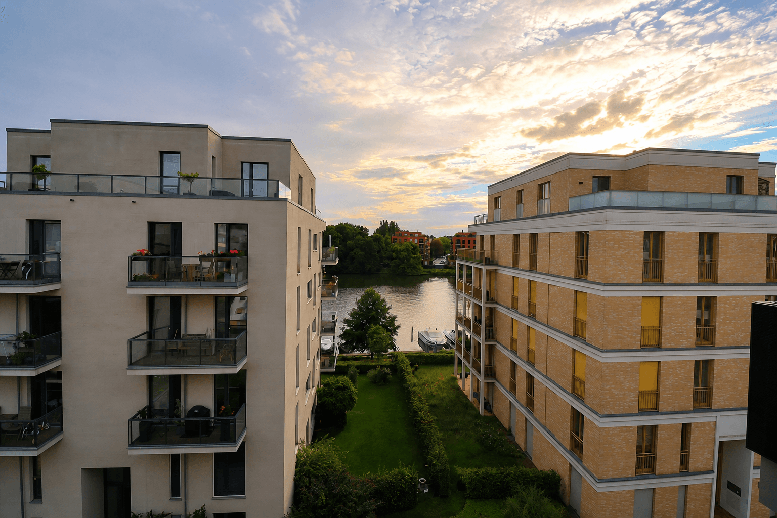 Aussicht aus dem Wonhzimmer