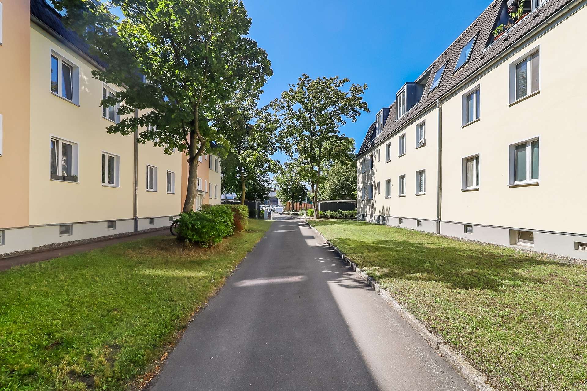 Zuwegung innerhalb der Wohnanlage