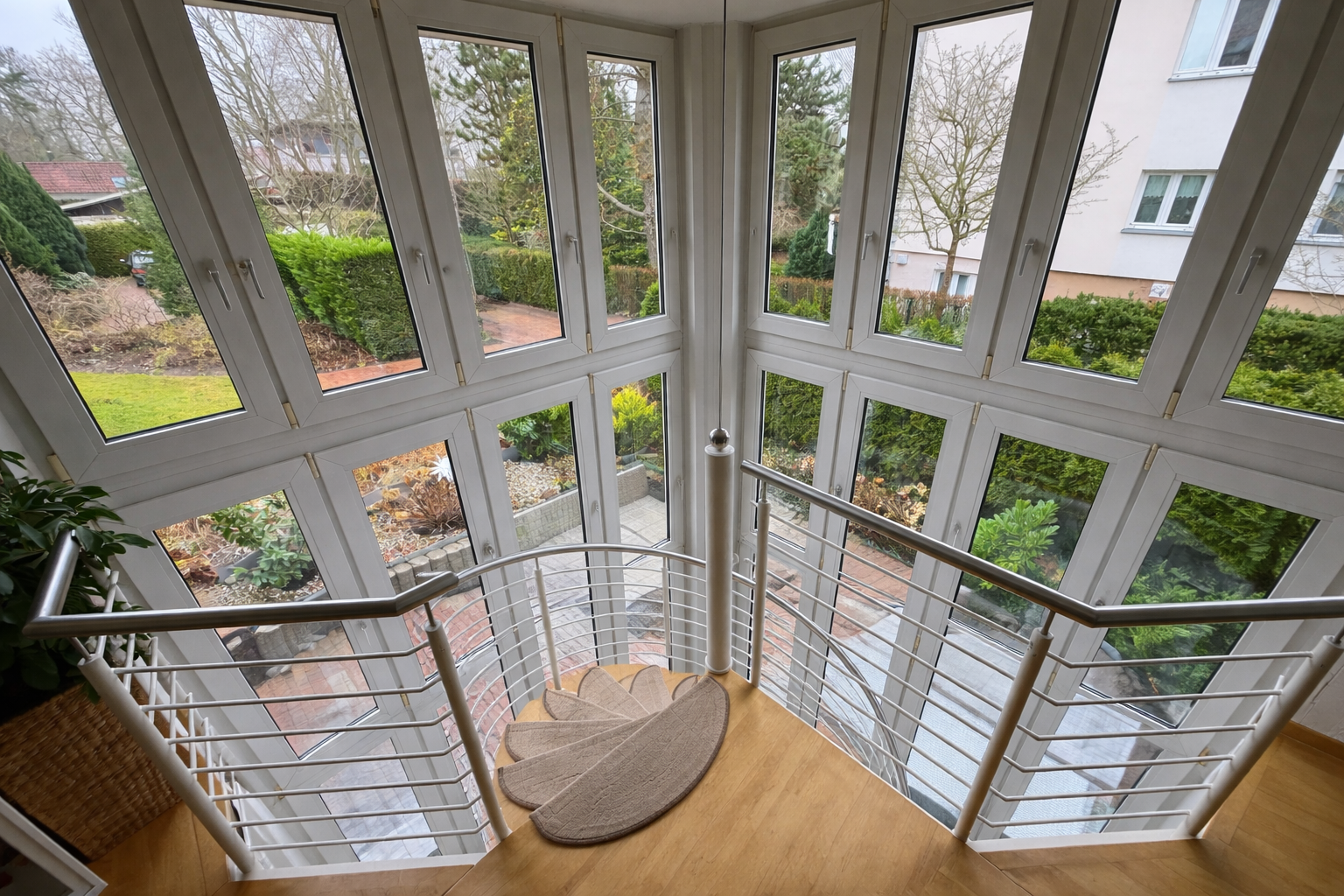  Visualisierung Wohnbereich Wohnung EG/UG (KI)