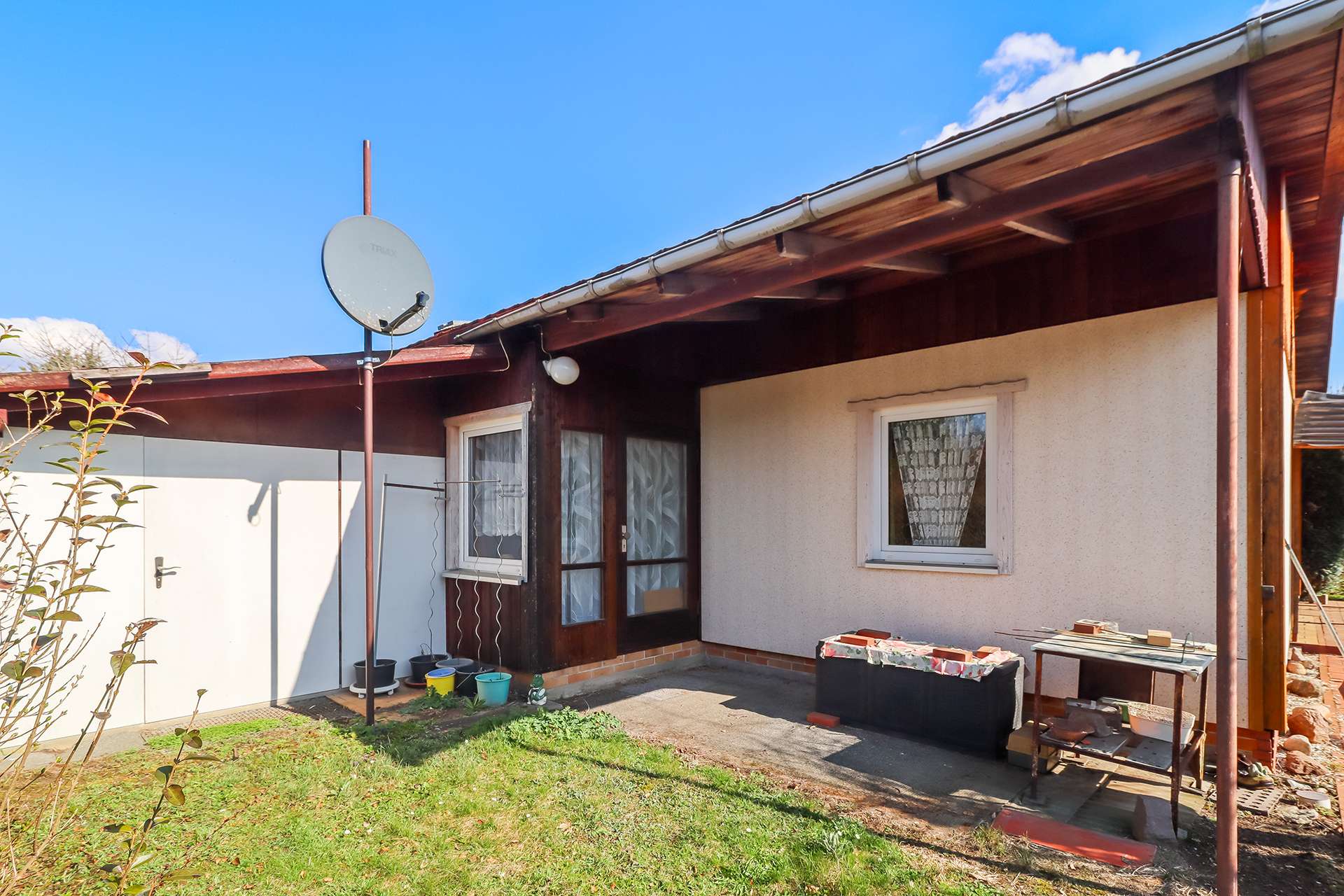 Bungalow hinten