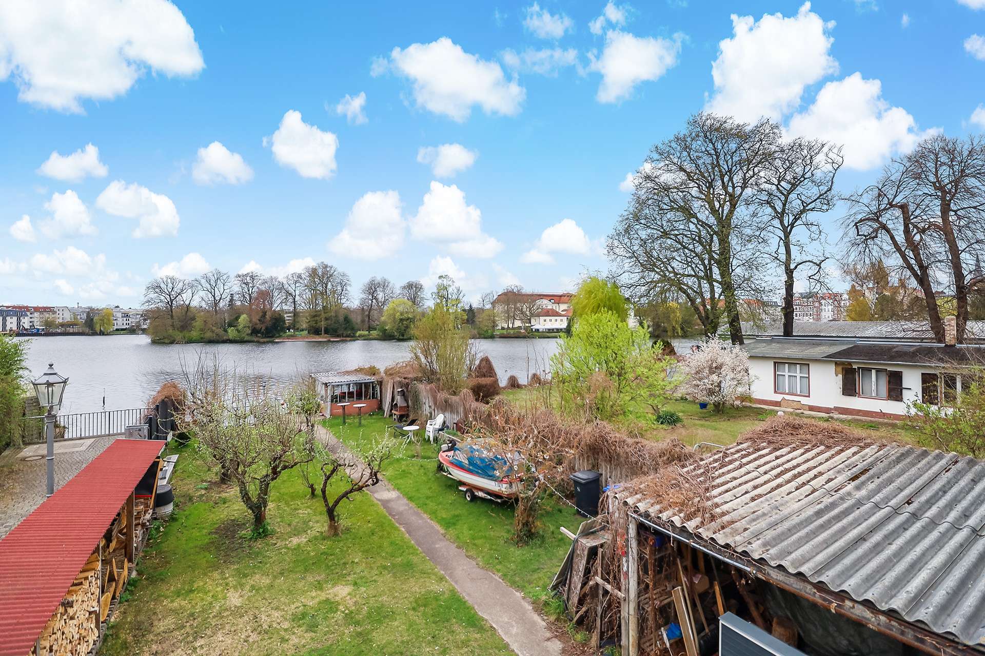 Blick von der Dachterrasse