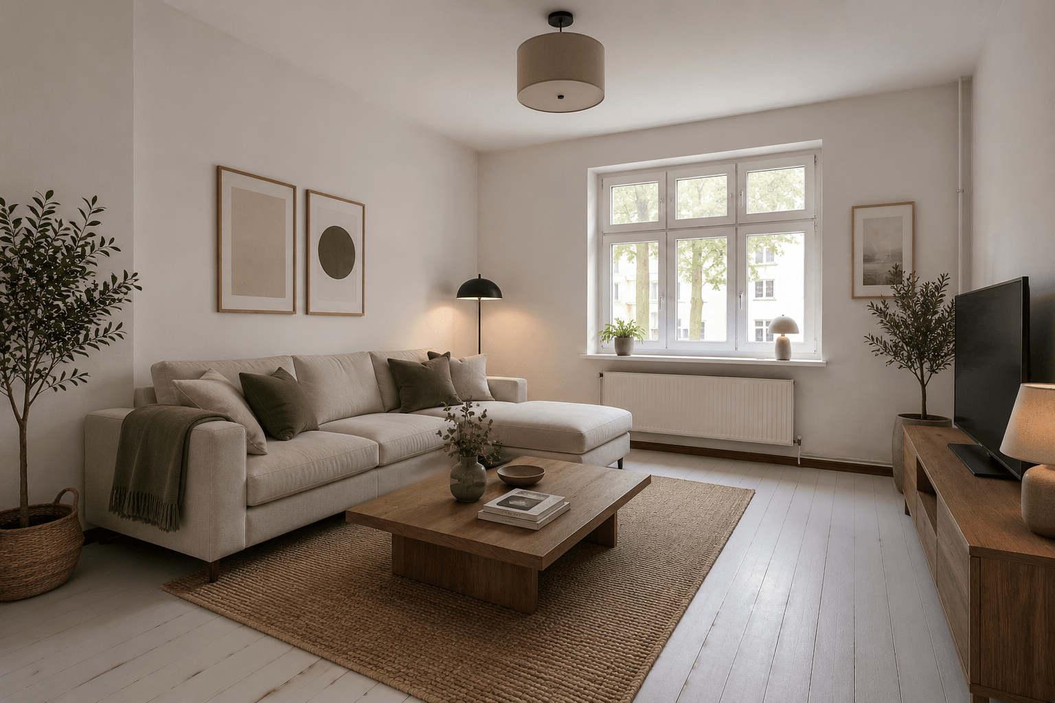 Wohnzimmer (KI generiert)