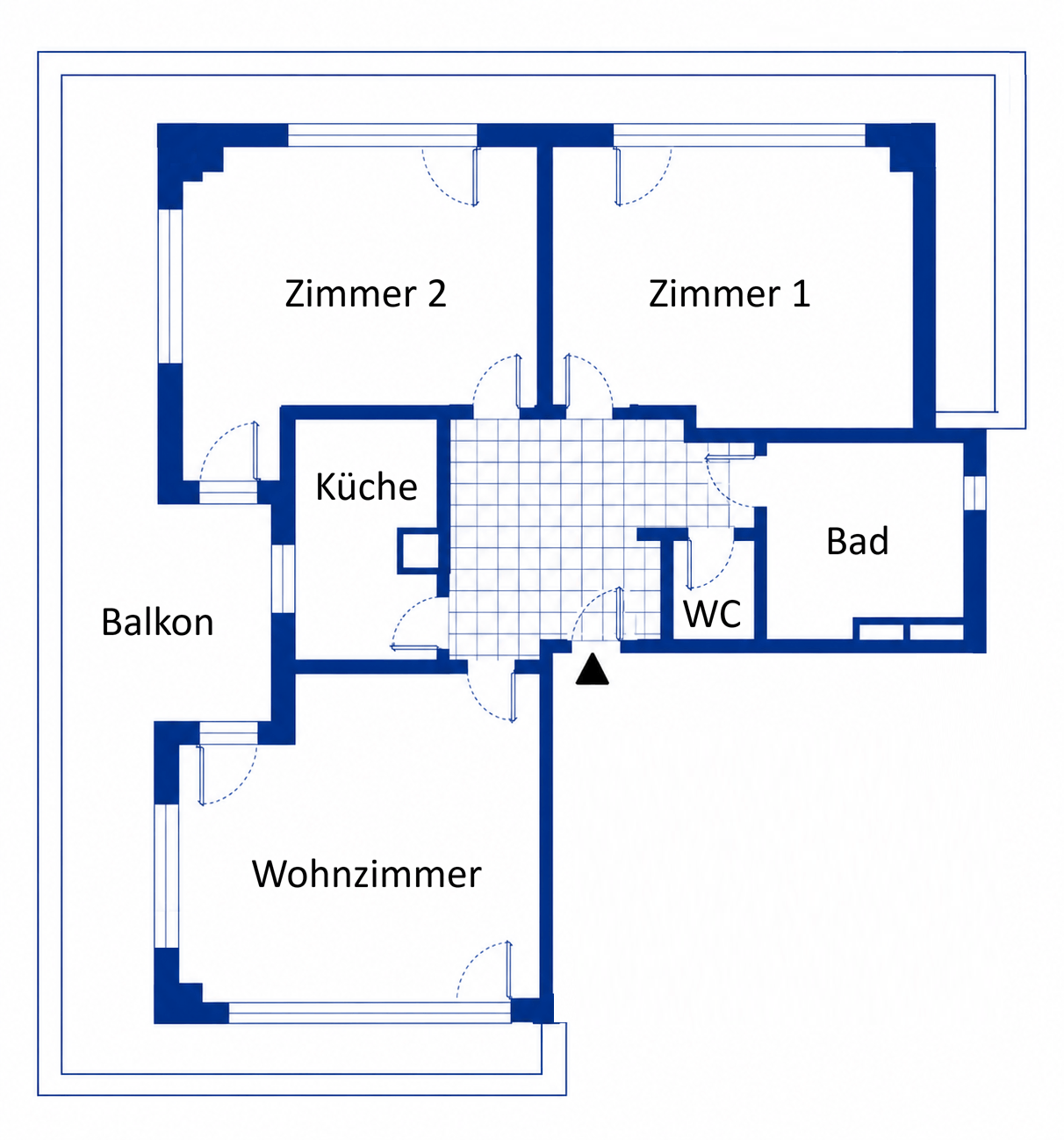 Grundrissskizze