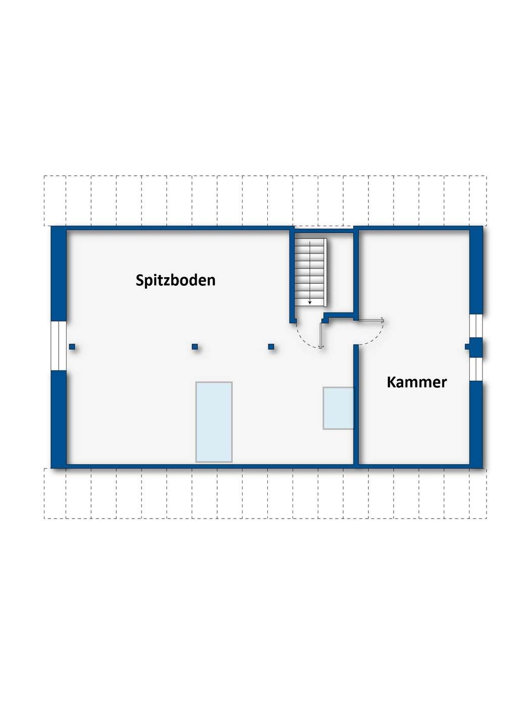 Grundriss Spitzboden