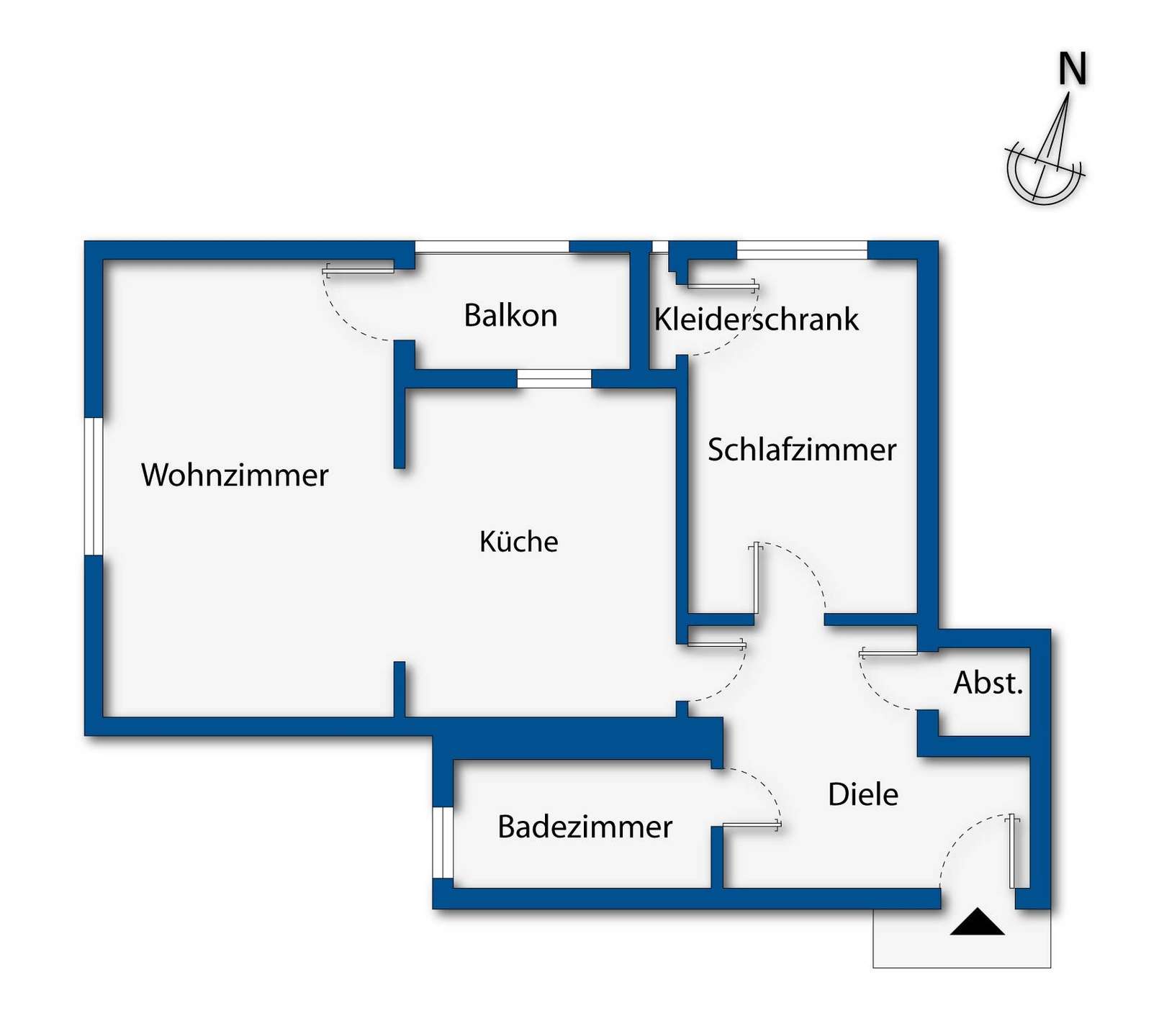 Grundrissskizze Umbauvariante