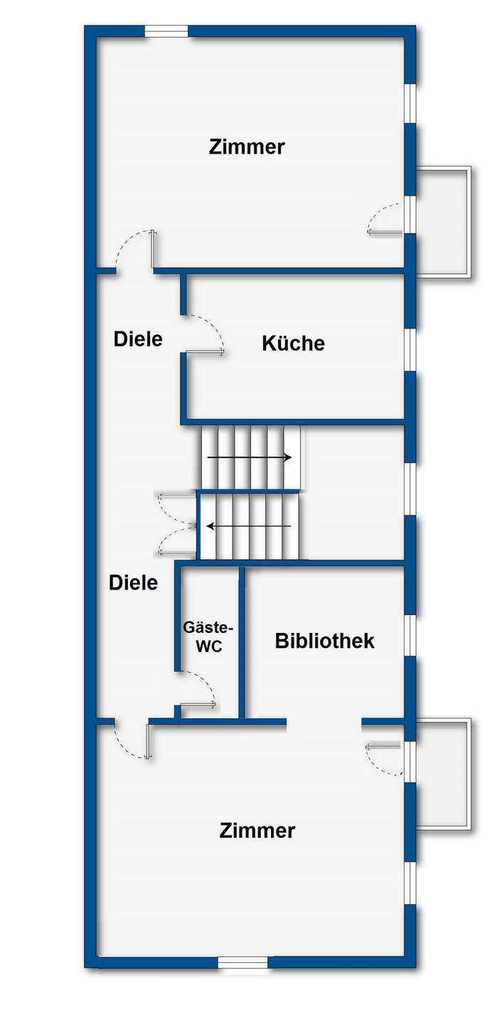 Grundrissskizze 1.OG