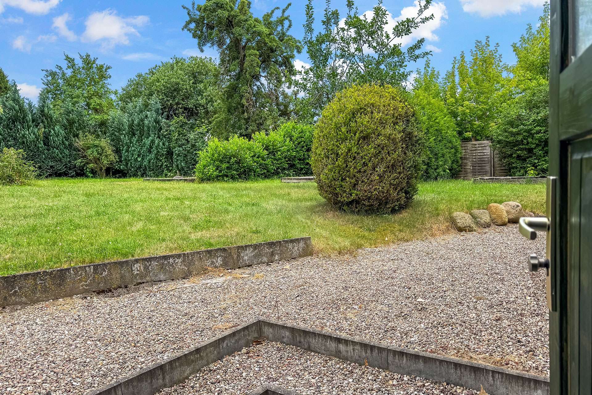Blick auf den Garten