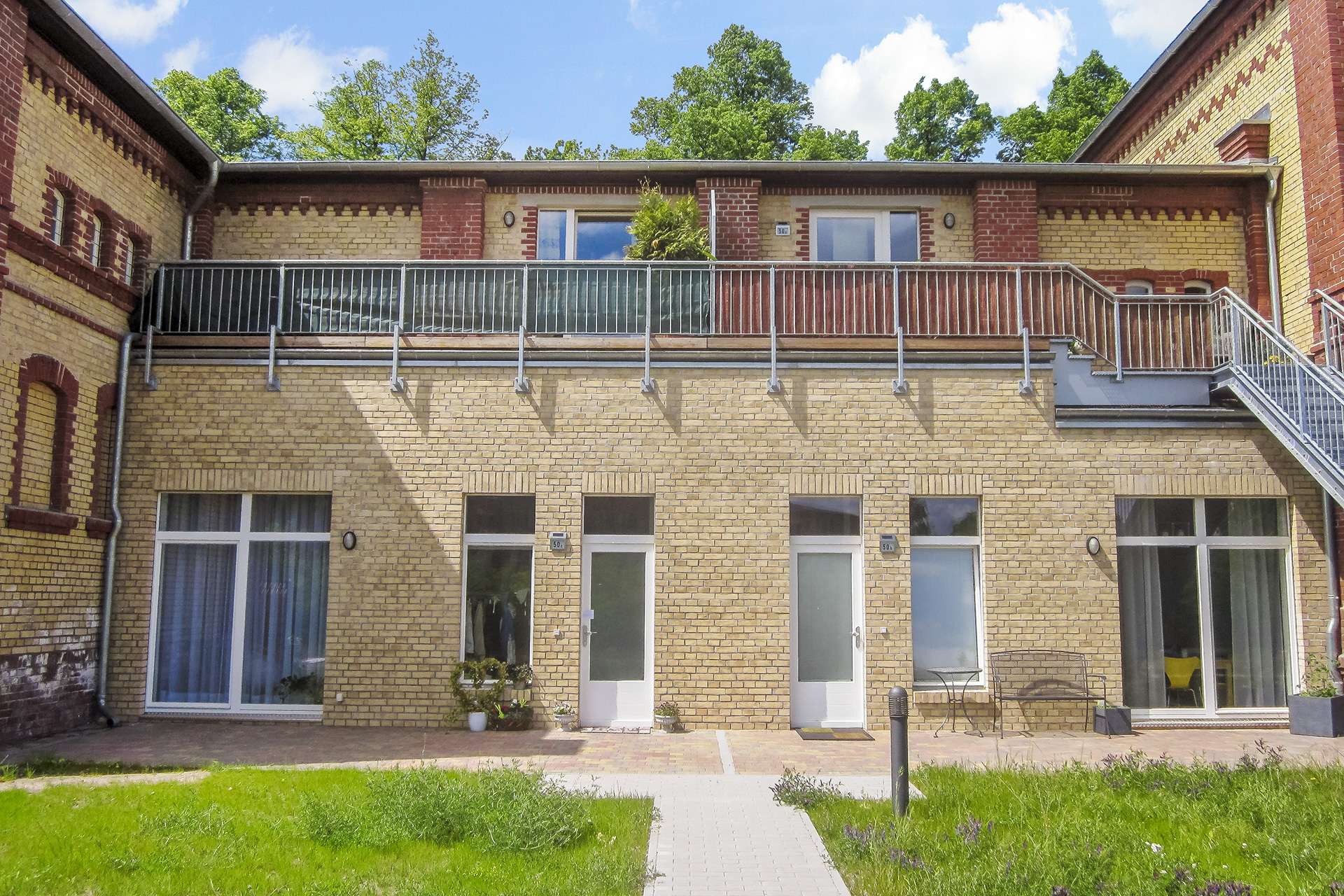 Gartenansicht Wohnung