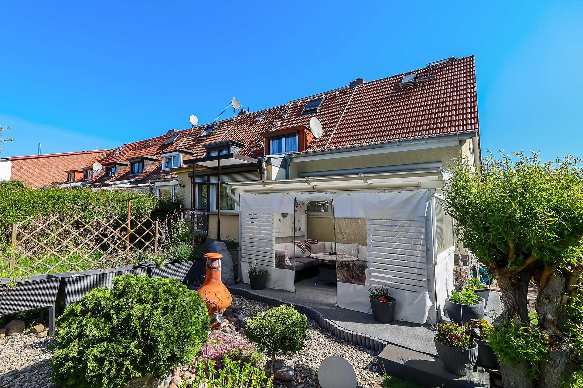 Blick zur Terrasse