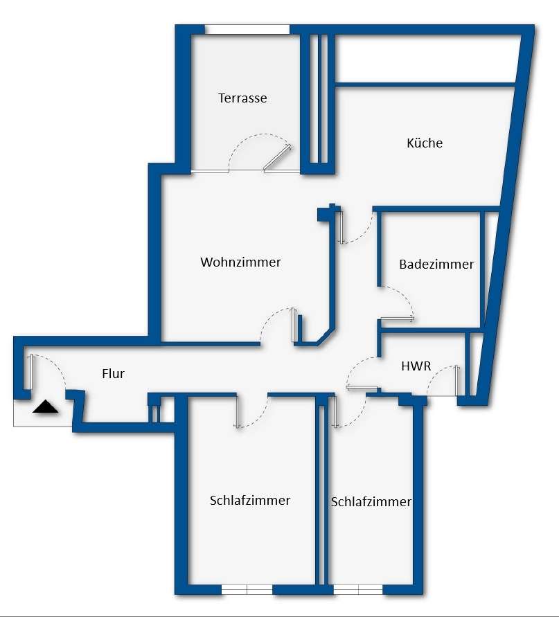 Grundrissskizze Wohnung Nr.11