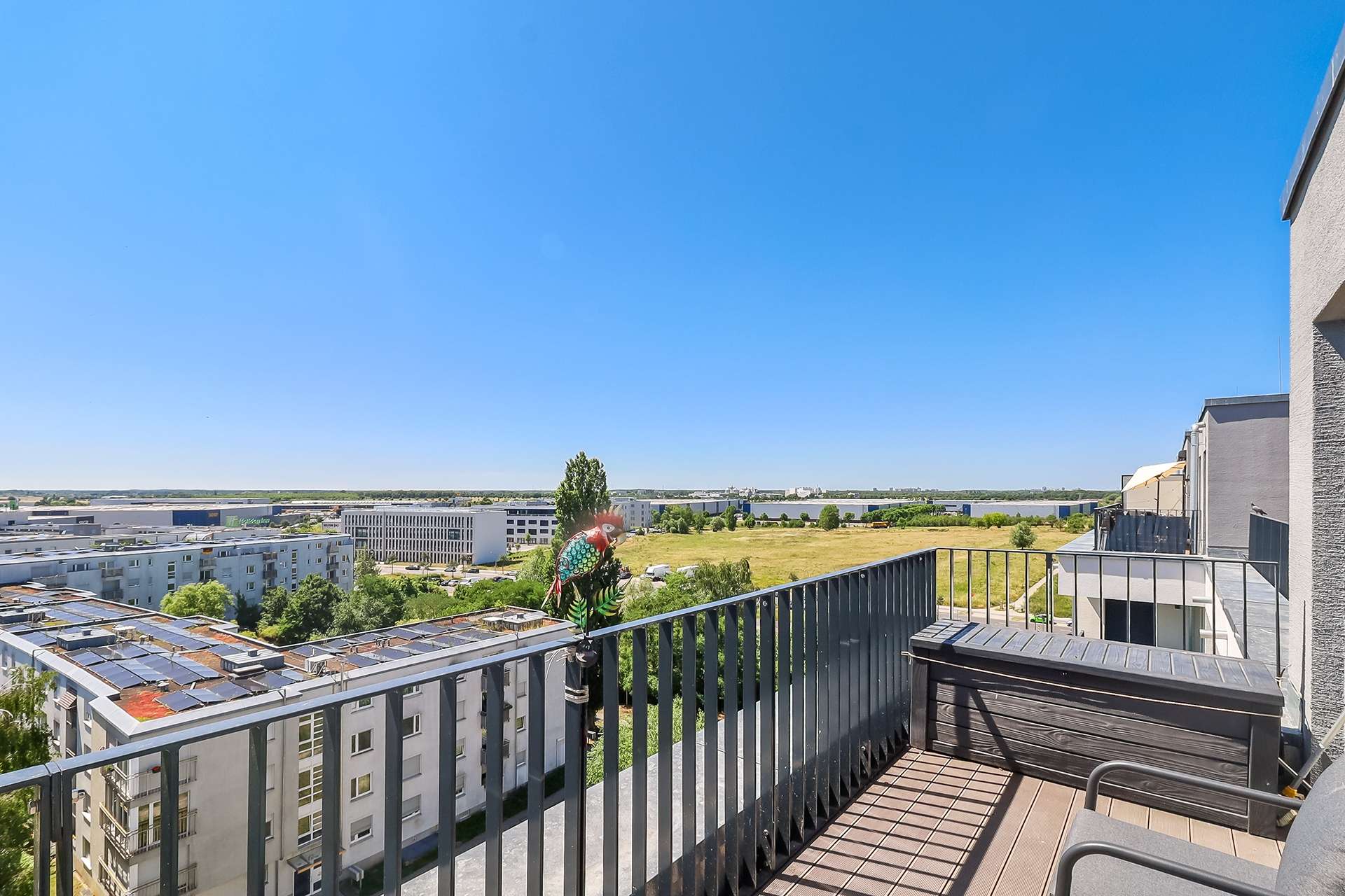 Terrassenausblick