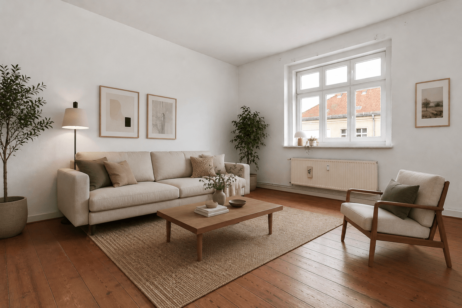 Wohnzimmer (KI generiert)