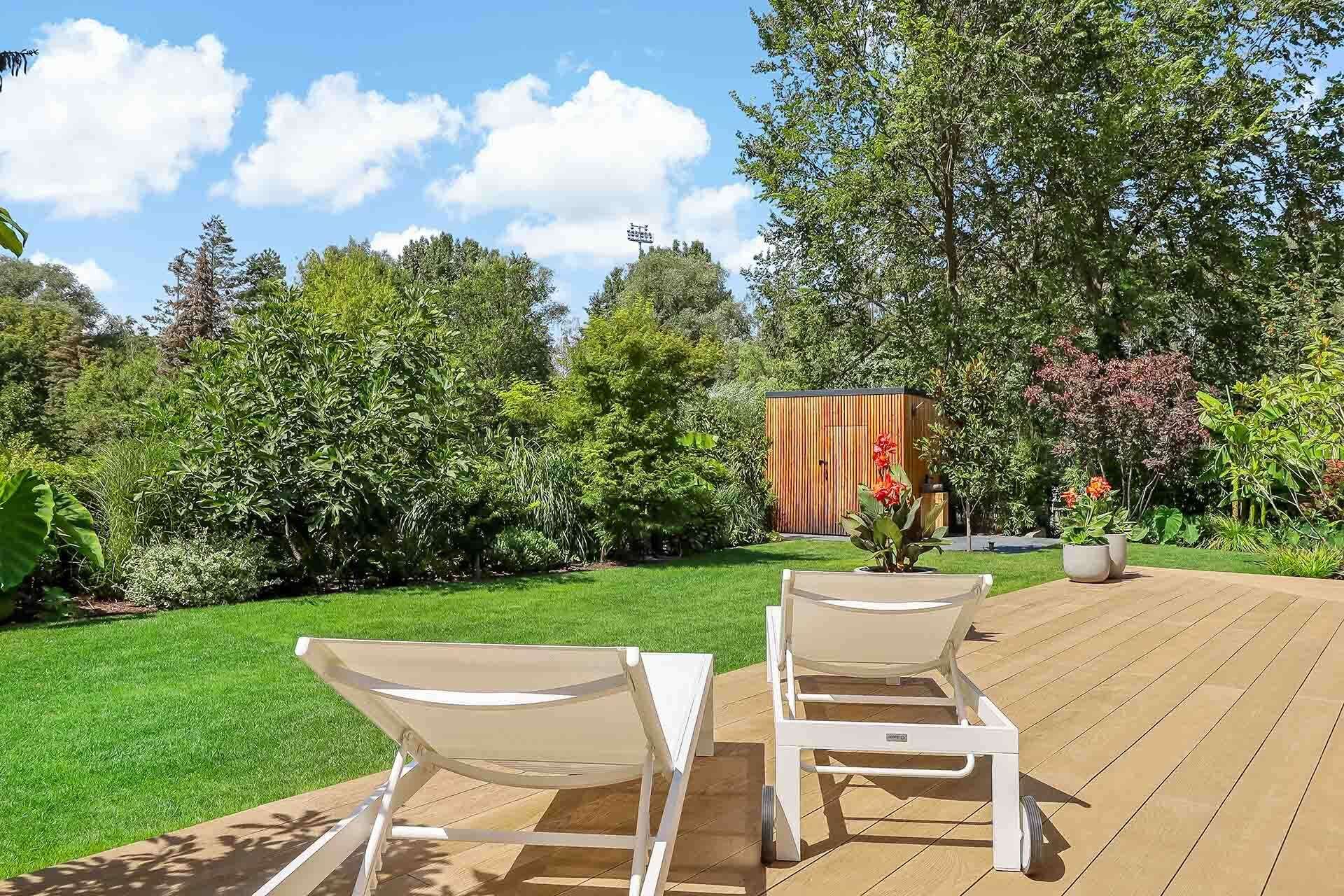 Gartenansicht und Ausblick