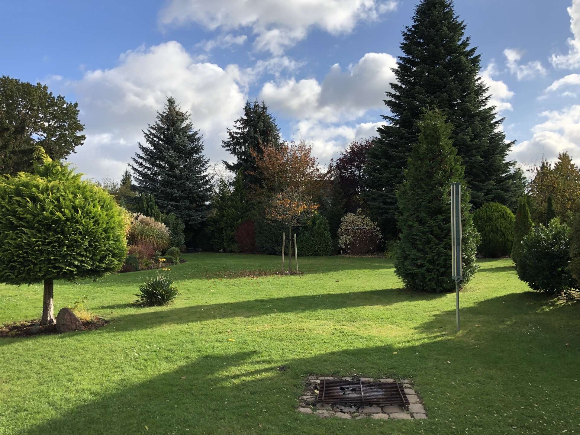 Blick über das Grundstück