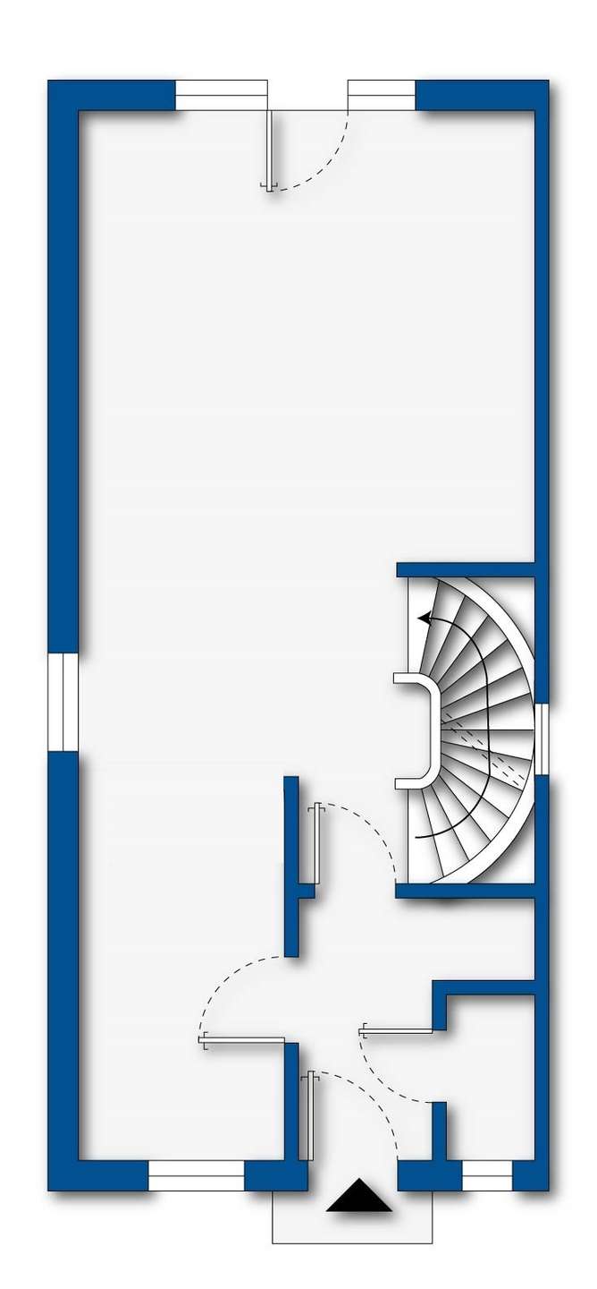 Grundrissskizze Erdgeschoss