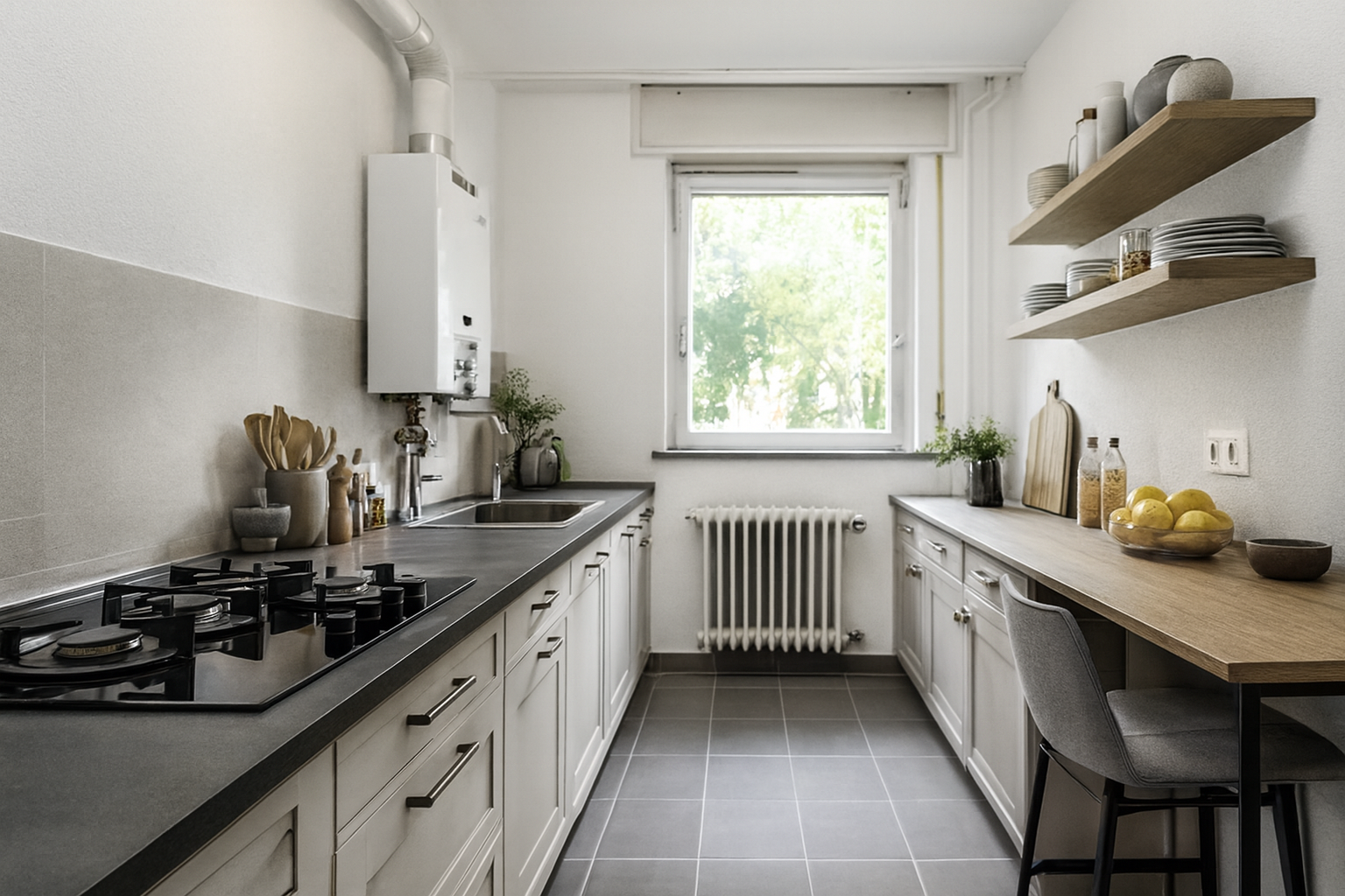 Visualisierungsbild Küche